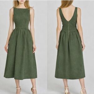 ❤️‍🔥Firm Price❤️‍🔥 WAYF Amelia Denim Midi Dress